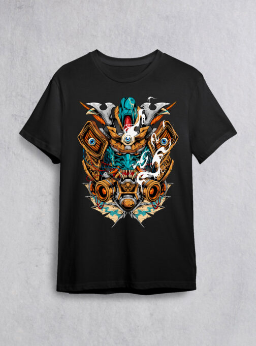 Ode To Japan Half Sleeve T-Shirt ODJ25 - Image 2