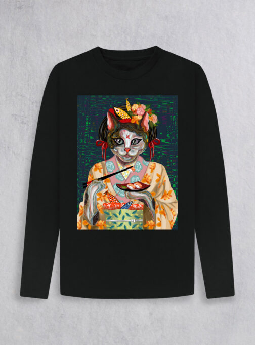 Ode To Japan Full Sleeve T-Shirt ODJ03 - Image 2