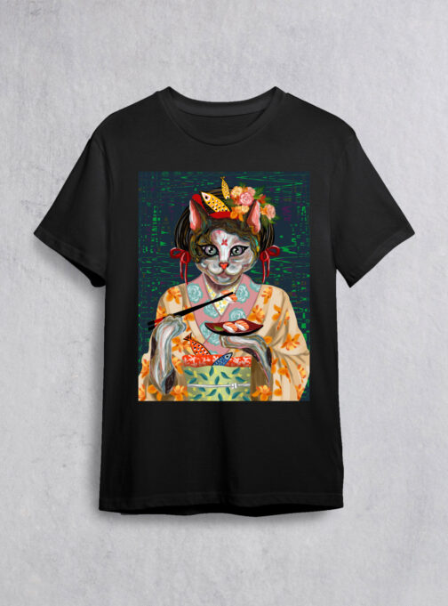 Ode To Japan Half Sleeve T-Shirt ODJ03 - Image 2