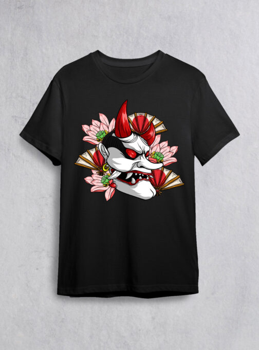 Ode To Japan Half Sleeve T-Shirt ODJ35 - Image 2