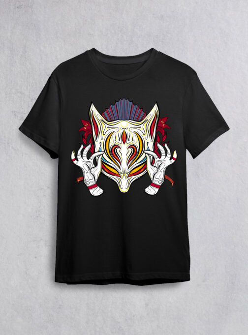 Ode To Japan Half Sleeve T-Shirt ODJ06 - Image 2