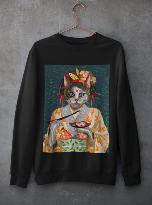 Ode To Japan Women's Sweatshirt ODJ03 - Image 3