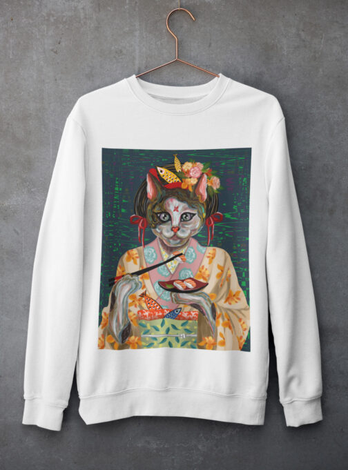 Ode To Japan Women's Sweatshirt ODJ03 - Image 2