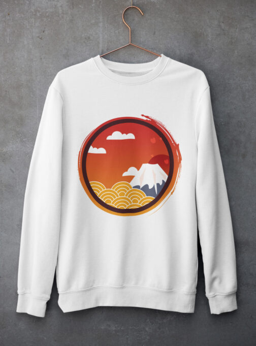 Ode To Japan Men's Sweatshirt ODJ18 - Image 2