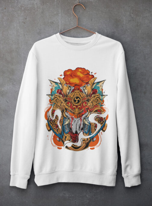 Ode To Japan Men's Sweatshirt ODJ23 - Image 2