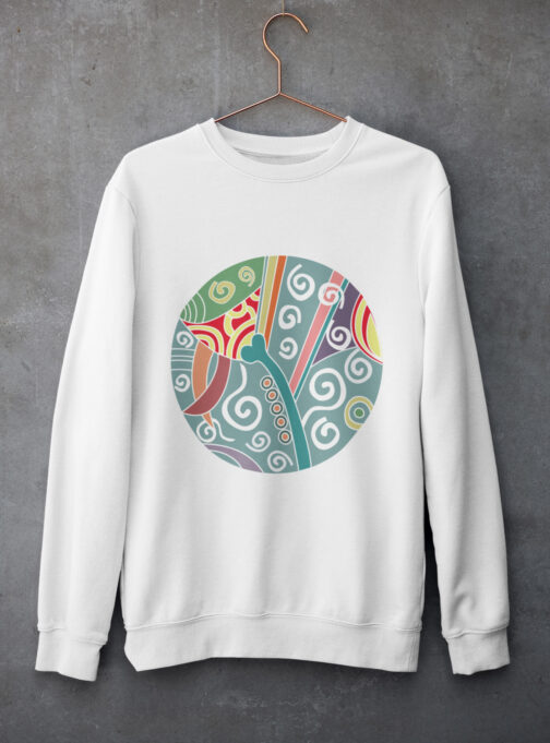 Ode To Japan Women's Sweatshirt ODJ68 - Image 2