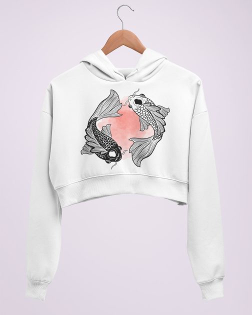 Ode To Japan Cropped Hoodie ODJ02