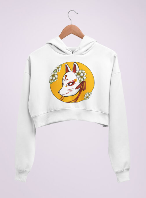 Ode To Japan Cropped Hoodie ODJ15 - Image 2