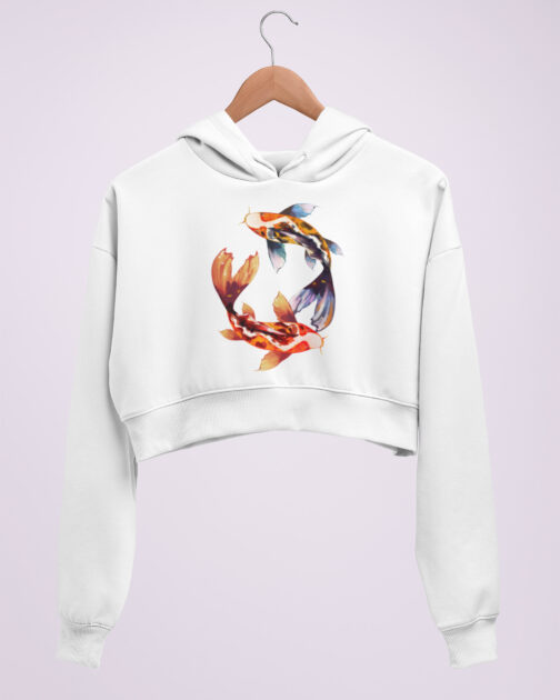 Ode To Japan Cropped Hoodie ODJ17