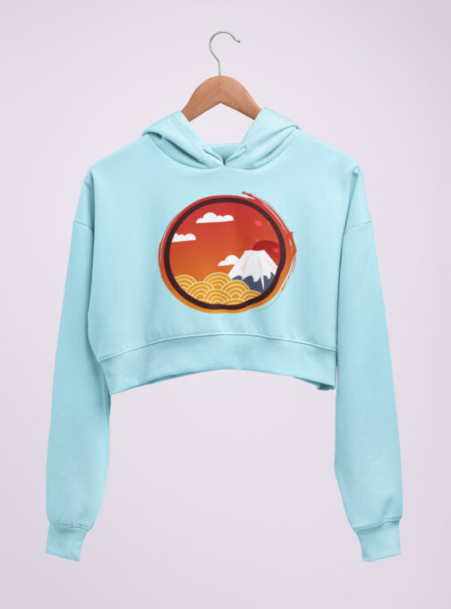 Ode To Japan Cropped Hoodie ODJ18 - Image 8