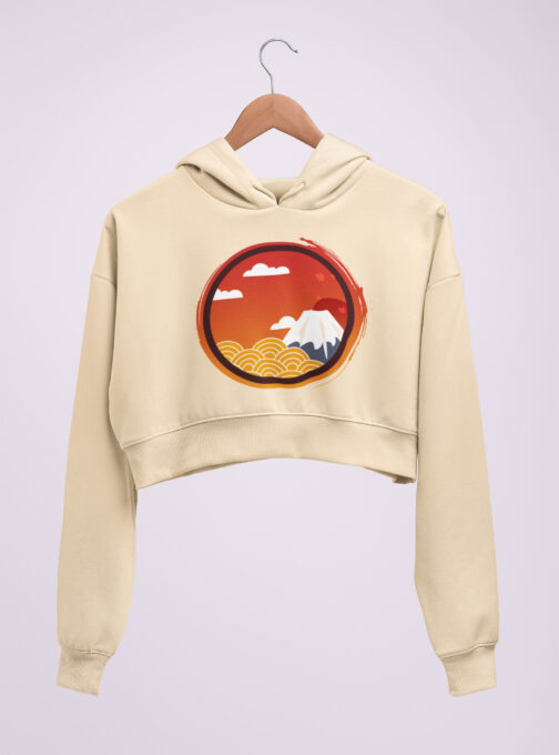 Ode To Japan Cropped Hoodie ODJ18 - Image 7