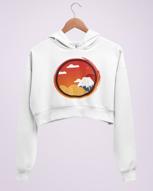 Ode To Japan Cropped Hoodie ODJ18