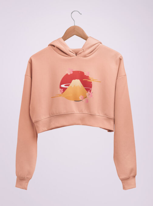 Ode To Japan Cropped Hoodie ODJ19 - Image 5