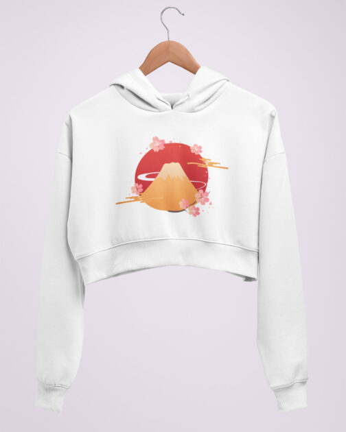 Ode To Japan Cropped Hoodie ODJ19