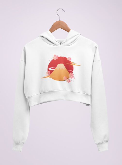 Ode To Japan Cropped Hoodie ODJ19 - Image 2