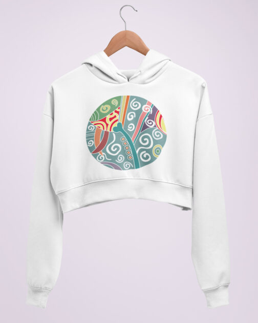 Ode To Japan Cropped Hoodie ODJ68