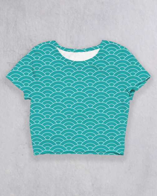 Ode To Japan Croptop ODJP04 Blue