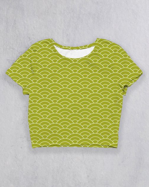 Ode To Japan Croptop ODJP04 Green