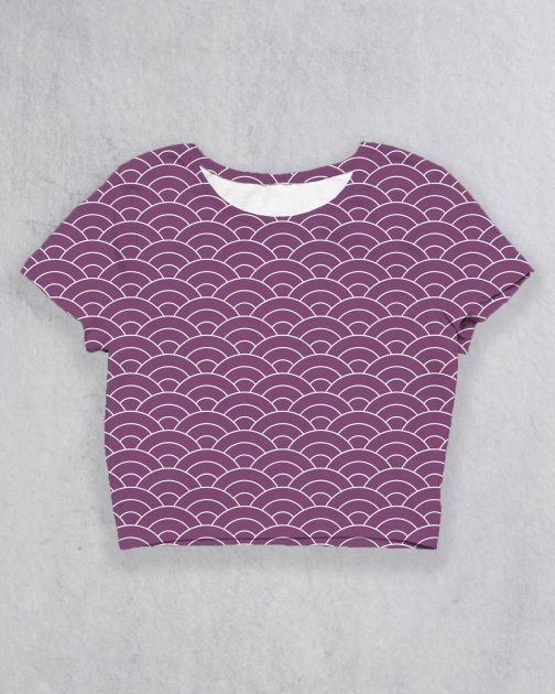 Ode To Japan Croptop ODJP04 Purple