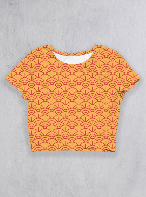 Ode To Japan Croptop ODJP05 Yellow - Image 2