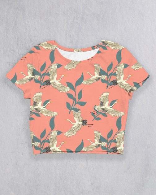 Ode To Japan Croptop ODJP11 Peach