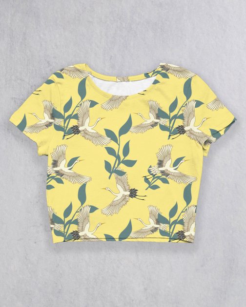 Ode To Japan Croptop ODJP11 Yellow