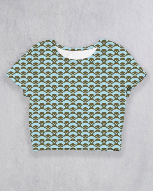 Ode To Japan Croptop ODJP15 Blue