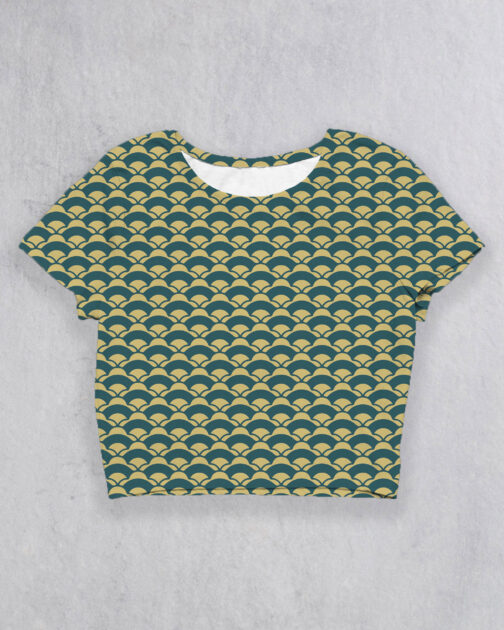 Ode To Japan Croptop ODJP15 Teal